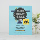 Black Friday Sale Flyer Sjabloon (Staand voorkant)