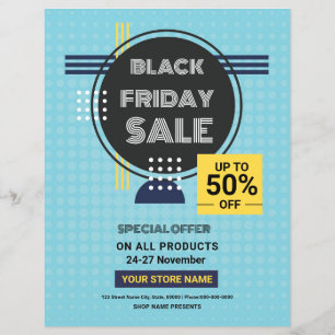 Black Friday Sale Flyer Sjabloon
