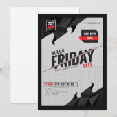 Black Friday Sale Flyer Sjabloon (Voorkant / Achterkant)
