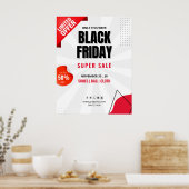 Black Friday Sale Flyer, Zakelijke verkoop Poster (Keuken)