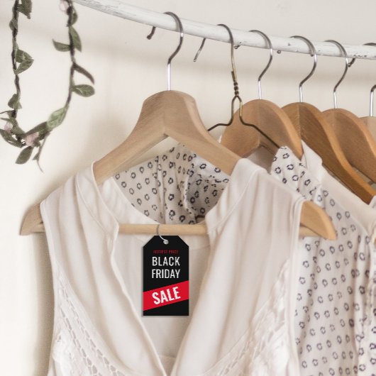Black Friday SALE Kleding Hang Prijs Label Cadeaulabel