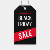 Black Friday SALE Kleding Hang Prijs Label Cadeaulabel (Voorkant)