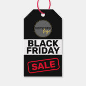 BLACK FRIDAY SALE KORTING ZAKELIJK LOGO PRIJS LABE CADEAULABEL (Voorkant)
