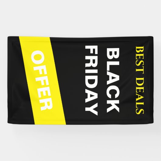 Black Friday Sale Modern Business Promotion Banner (Horizontaal)