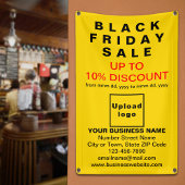 Black Friday Sale op gele banner