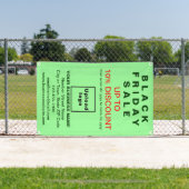 Black Friday Sale op lichtgroene banner (Insitu)