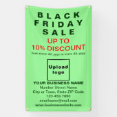 Black Friday Sale op lichtgroene banner (Verticaal)
