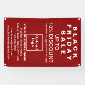 Black Friday Sale op rode banner (Horizontaal)