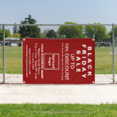 Black Friday Sale op rode banner (Insitu)