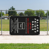 Black Friday Sale op zwarte banner (Insitu)