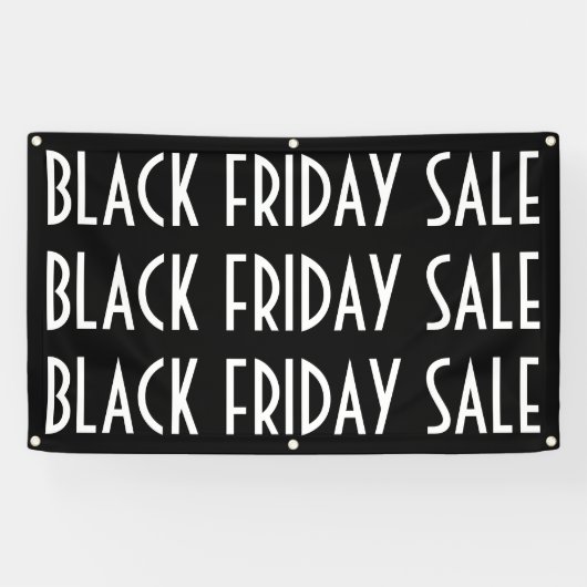 Black Friday Sale Outdoor Vinyl Banner Grommets (Horizontaal)