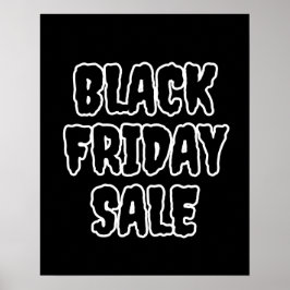 Black Friday Sale Poster, groot verkoopbord voor d Poster