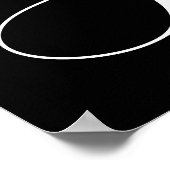 Black Friday Sale Sign, 20% korting op de detailha Poster (Hoek)