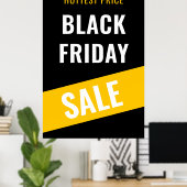 Black Friday SALE Zakelijke Korting Promotieadvert Poster (Thuiskantoor)