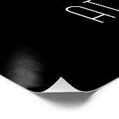 BLACK FRIDAY SALE ZWART WIT ROOD MINIMAL RETAIL PERFECT POSTER (Hoek)