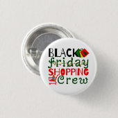 Black Friday Shopping Crew Ronde Button 3,2 Cm (Voorkant /achterkant)
