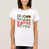 Black Friday Shopping Crew T-shirt (Voorkant)