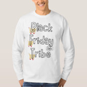 Black Friday Tribe T-shirt met lange mouwen (Voorkant)