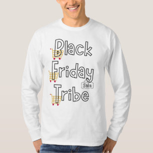 Black Friday Tribe T-shirt met lange mouwen