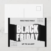Black Friday-uitverkoop Briefkaart (Voorkant / Achterkant)