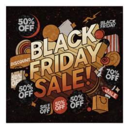Black Friday, uitverkoop Perfect Poster