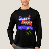 “Black Friday Vibes – Shop. Slay. Repeat.” Tri-Blend Shirt (Voorkant volledig)