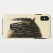Black Friesian Draft Horse Case-Mate iPhone Case (Achterkant (horizontaal))