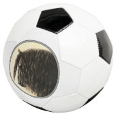 Black Friesian Draft Horse Voetbal (Drie kwart)