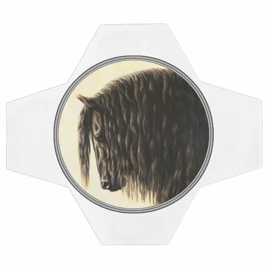 Black Friesian Draft Horse Voetbal (Enkel)