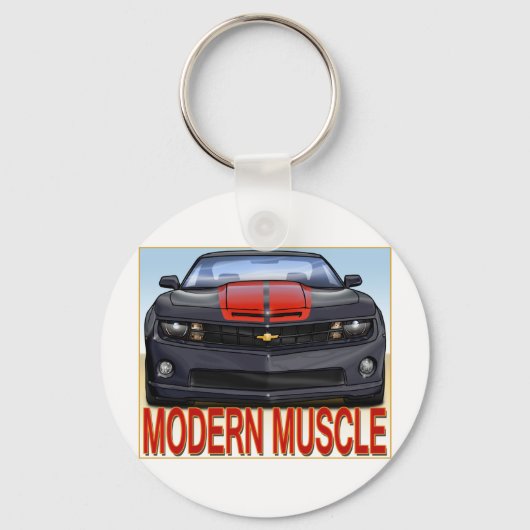 BLACK_FRONT_CAMARO.png Sleutelhanger (Voorkant)
