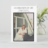 Black Funeral Celebration of Life Programmabudget Kaart (Staand voorkant)