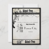 Black Funky Textured Swirls Wedding Response Kaart (Voorkant)