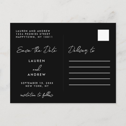 Black Funny Budget Kinder die huwelijkshuwelijk kr Aankondigingskaart (Achterkant)