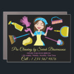 Black Funny Cleaning Services Washing Automagneet<br><div class="desc">Black Funny Cleaning Services Washing</div>