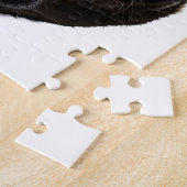 Black Funny Pug Legpuzzel (Zijkant)