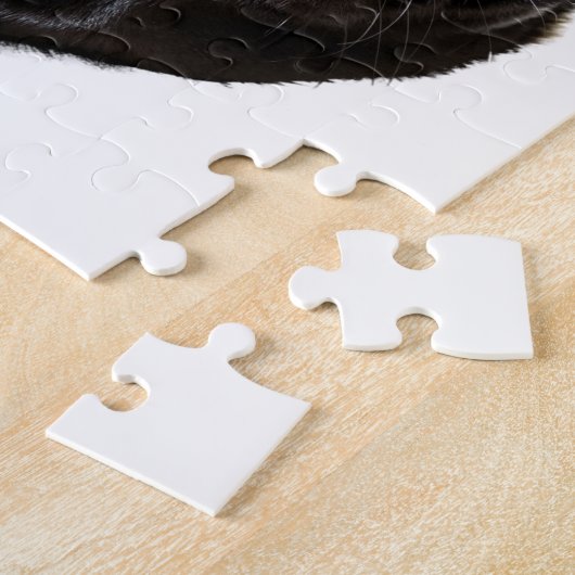 Black Funny Pug Legpuzzel (Zijkant)