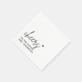 Black Future Mrs Modern Vrijgezellenfeest Servet (Hoek)