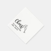 Black Future Mrs Modern Vrijgezellenfeest Servet (Hoek)