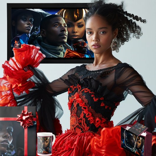 Black Future-Poster Cadeaupapier