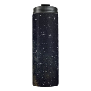 Black Galaxy Sterrennacht Thermal Tumbler Thermosbeker