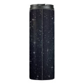 Black Galaxy Sterrennacht Thermal Tumbler Thermosbeker (Achterkant)