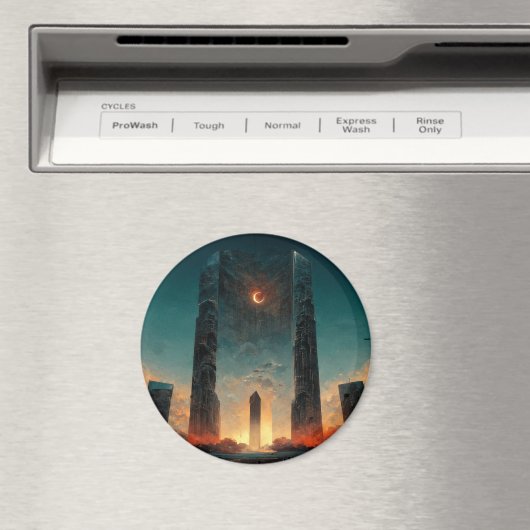 Black Gate Fantasy Sci-Fi Art Magneet (Insitu (Vaatwasser))