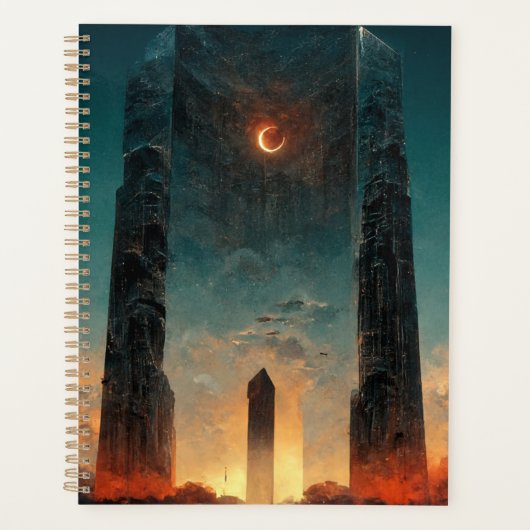 Black Gate Fantasy Sci-Fi Art Planner (Voorkant)
