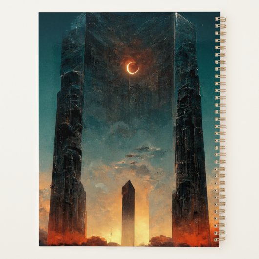 Black Gate Fantasy Sci-Fi Art Planner (Achterkant)
