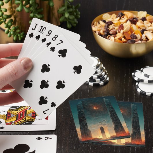 Black Gate Fantasy Sci-Fi Art Pokerkaarten (Insitu)