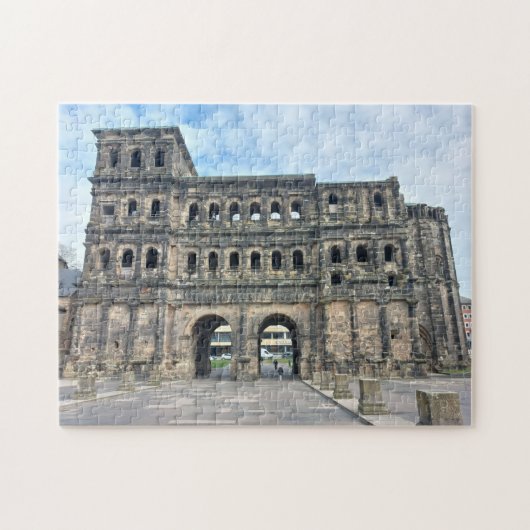 Black Gate (Porta Nigra) in Trier, Duitsland Legpuzzel (Horizontaal)