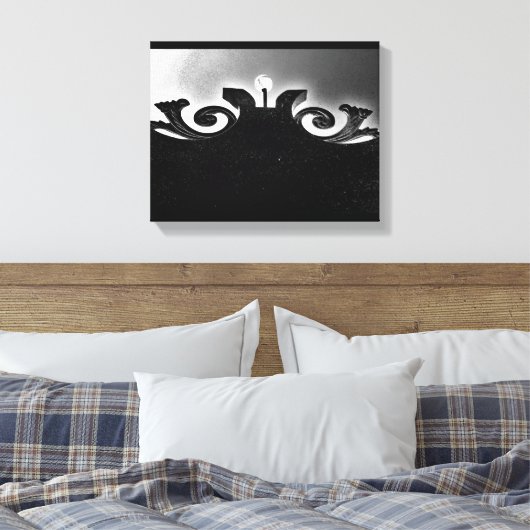 Black Gate Uitzicht Canvas Afdruk (Insitu (Slaapkamer))
