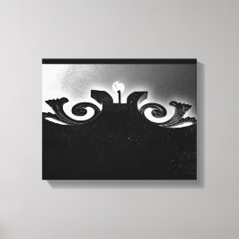 Black Gate Uitzicht Canvas Afdruk