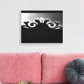 Black Gate Uitzicht Canvas Afdruk (Insitu (Woonkamer))