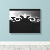 Black Gate Uitzicht Canvas Afdruk (Insitu (Houten vloer))